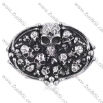Titanium Multi Skull Heads Belt Buckle For Motorcycle Bikers -JZ